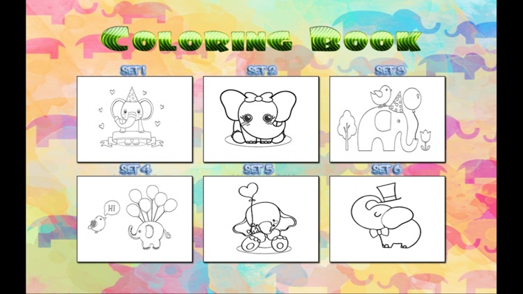 Coloring Book - Lumpy Elephant Painting For Kid