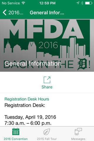 MFDA Convention screenshot 2