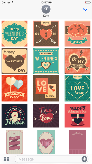 Animated Retro Valentine's Day Stickers(圖1)-速報App