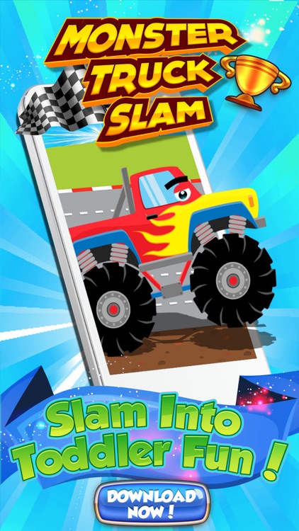 Monster Trucks! Fun 2 3 4 year old games for kids
