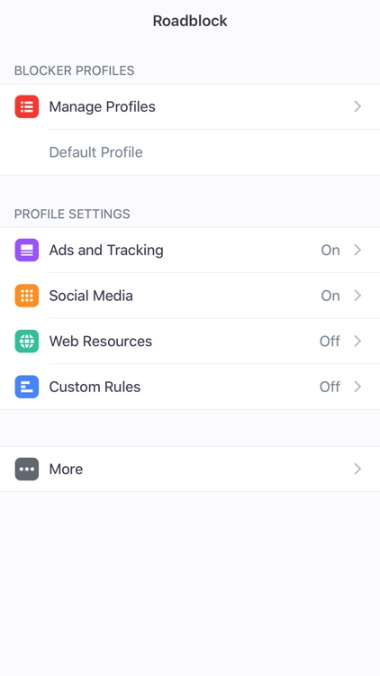 Roadblock - Content Blocker