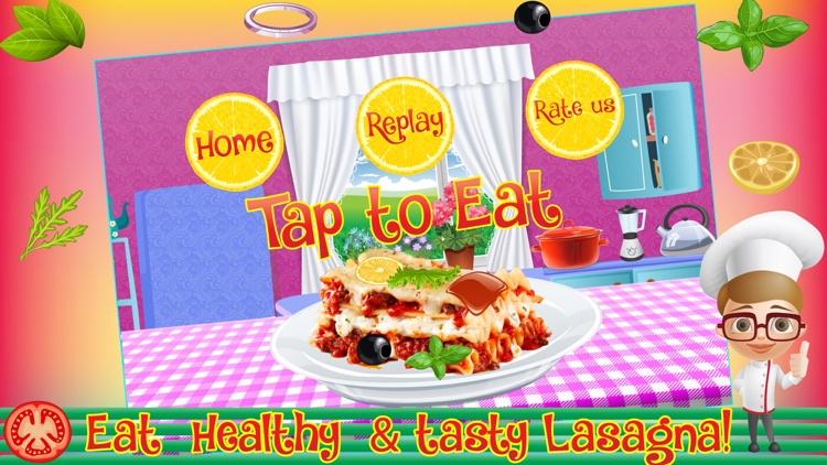 Baked Lasagna Chef kids Cooking game screenshot-4