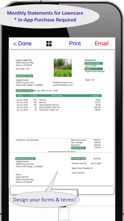 Landscaper & Tree Pro: Invoices, Estimates & More