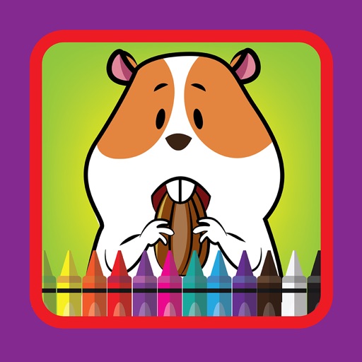 Family Game Coloring and Drawing Hamster Version iOS App