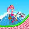 Little Biker Sweet Girl Cycling For Shopping Game