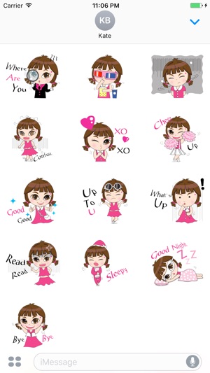 Stella The Pretty Girl English Stickers(圖3)-速報App