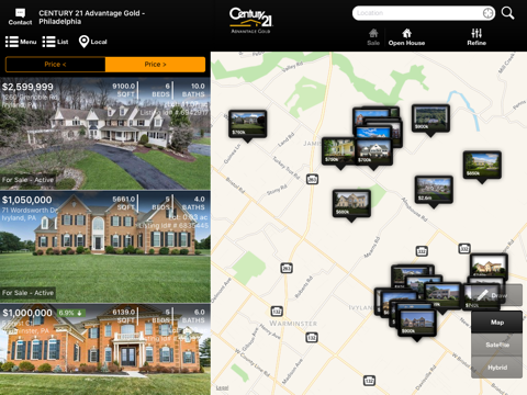 PA & NJ Homes for Sale for iPad screenshot 2