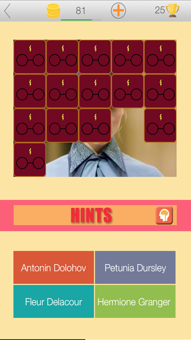 Tap To Guess Wizard Quiz "For Harry Potter" screenshot 2