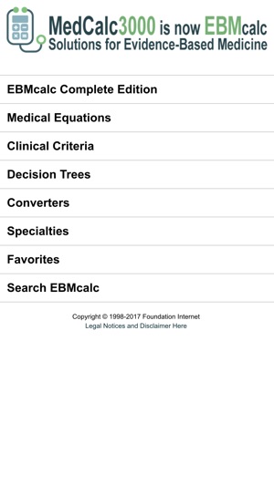 EBMcalc Complete(圖1)-速報App