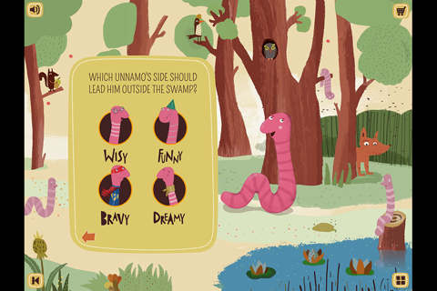 Unnamo the Earthworm LITE: interactive tale screenshot 2