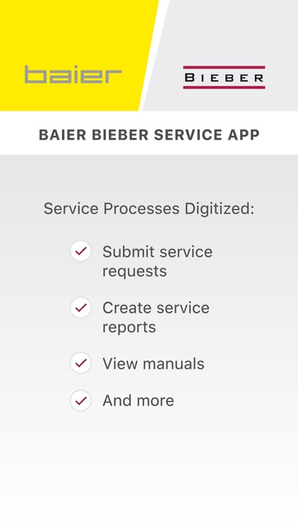 Baier Bieber Service App