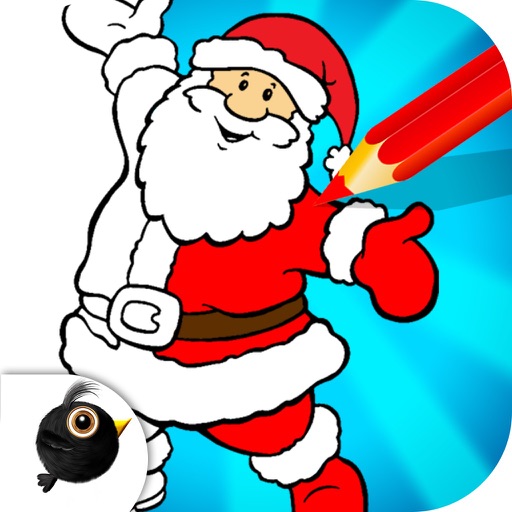 Christmas Coloring Book - Scratch & Draw Kids Game Icon