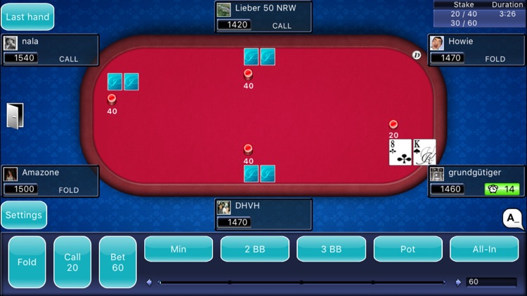 LiveHoldem - NL Texas Hold'em Poker online