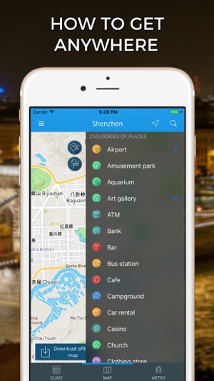 Shenzhen Travel Guide with Offline Street Map(圖3)-速報App