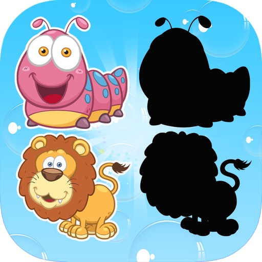 Animals Shadow Puzzle Game - Learn Shape For Kids icon