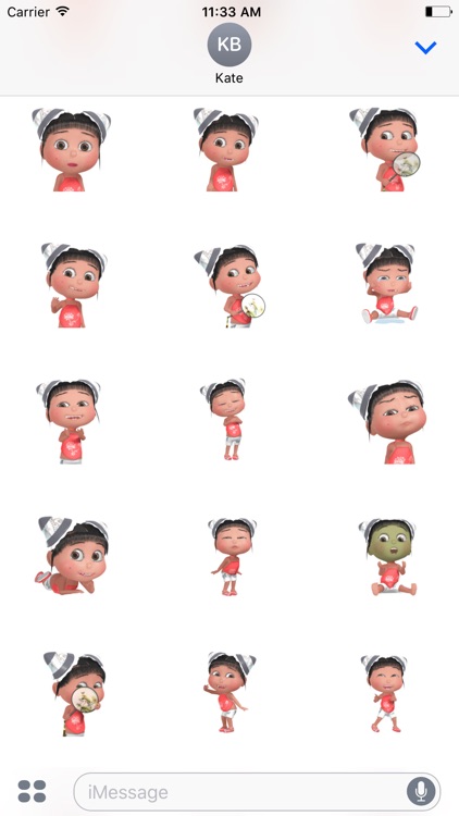 Animated Lolita Girl Stickers For iMessage