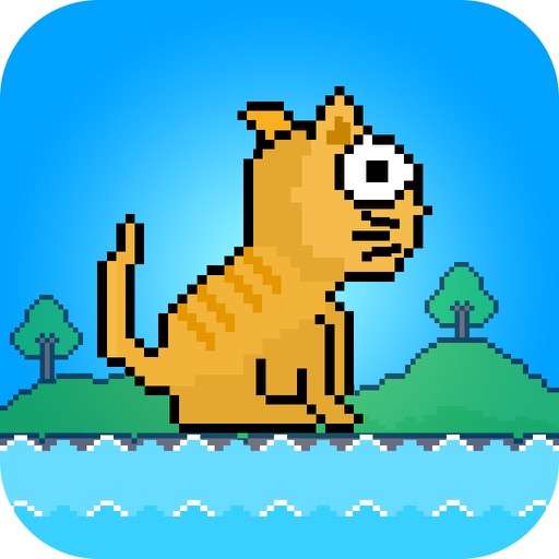 Flappy Cat- Mega Jump to Escape iOS App