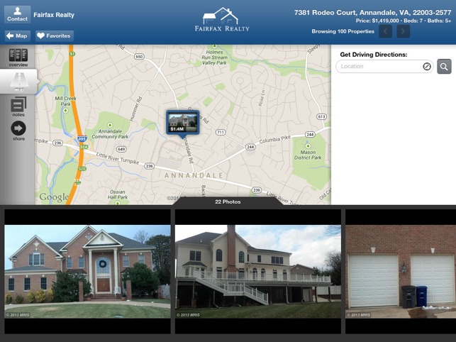 Fairfax Realty for iPad(圖3)-速報App