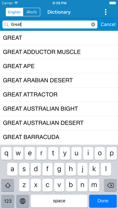 How to cancel & delete English to Telegu & Telegu to English Dictionary from iphone & ipad 2