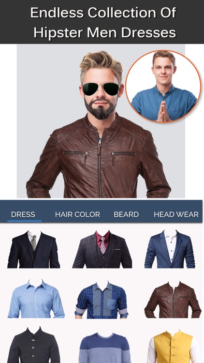 Hipster Maker-Free face changer photomontage screenshot-3