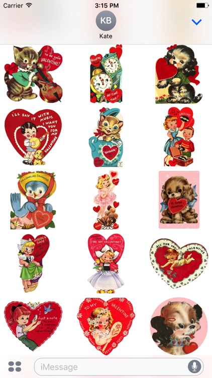 Valentine's Day Stickers - Vintage Edition screenshot-3