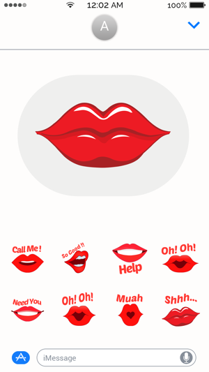 Sexy Lips Stickers(圖2)-速報App