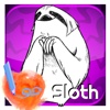 Draw and Color Sloth For Toodle