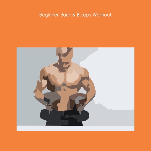 Beginner back and biceps workout icon