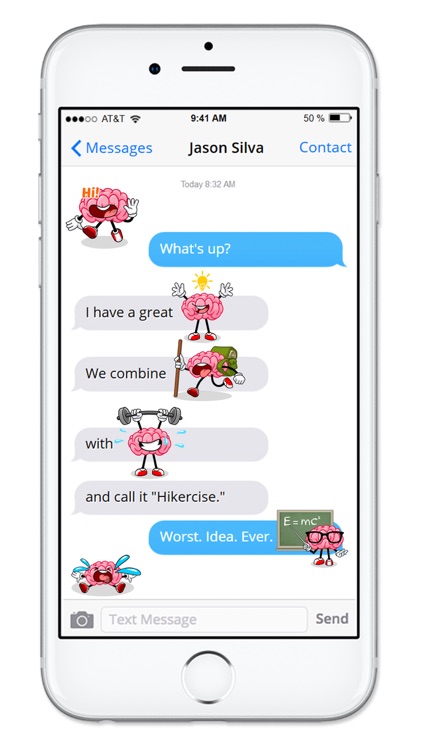 Brain Emojis Share Your Feelings Emoticon Stickers