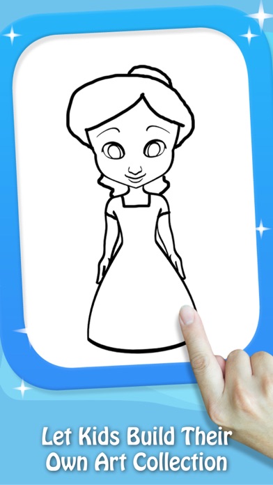 How to cancel & delete Paint & Play: Princess, Coloring Book For Girls from iphone & ipad 3