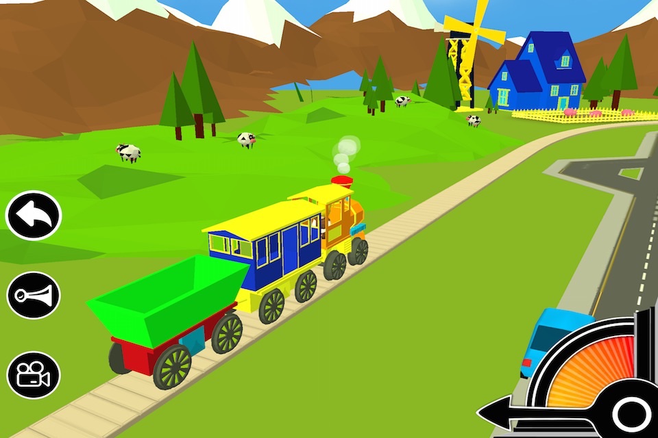 3D Toy Train - Free Kids Train Game screenshot 4