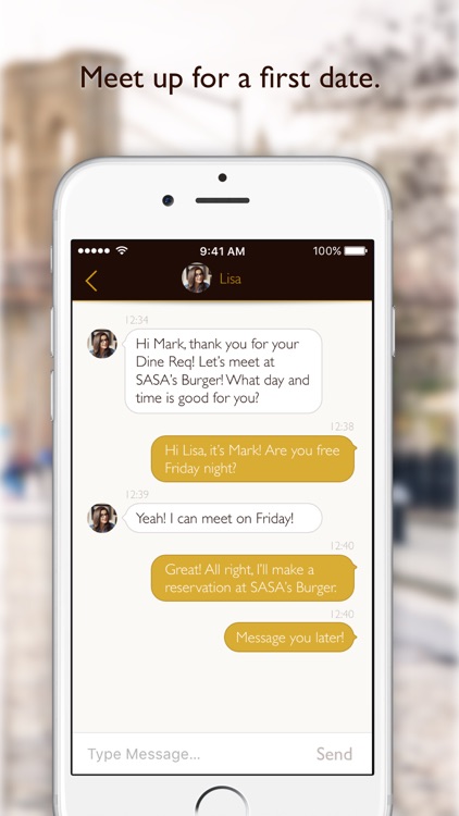 Dine - Dating Guarantees First Dates screenshot-4