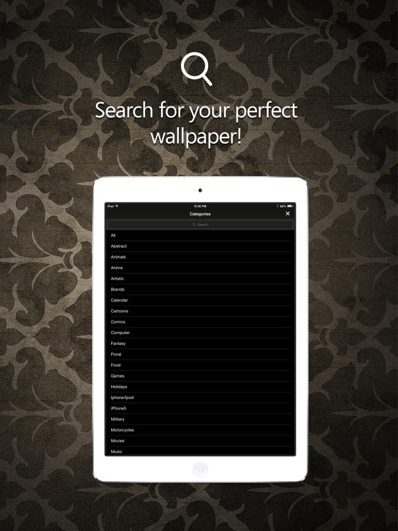 Wallpapers HD for iPhone, iPod and iPad screenshot