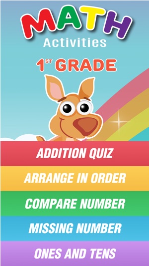 Kangaroo 1st grade math curriculum games