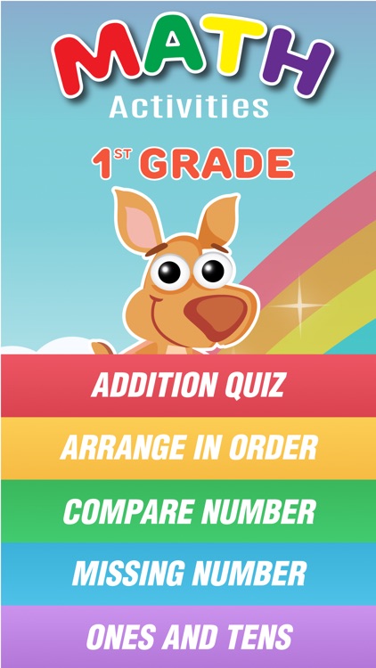 Kangaroo 1st grade math curriculum games for kid