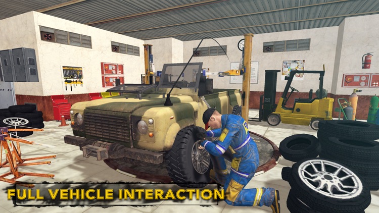 US Military Truck Mechanic Sim