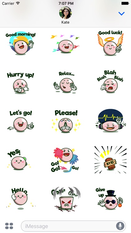 Bouncy Ball Animated Emoji Stickers