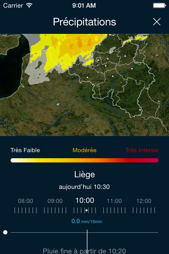 KMI-IRM - Weather for Belgium screenshot 3