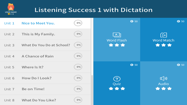 Listening Success 1 with Dictation(圖3)-速報App