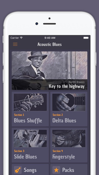 How to cancel & delete Acoustic Blues Guitar -Lessons from iphone & ipad 1