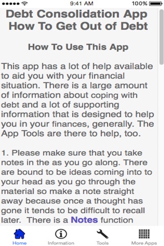 Debt Consolidation App - How To Get Out of Debt screenshot 2
