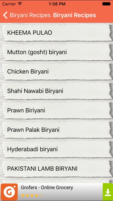 How to cancel & delete Biryani Recipes -Non Veg and Veg Recipes Book from iphone & ipad 2
