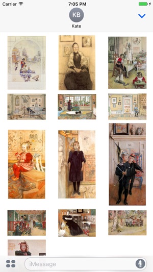 Carl Larsson Artworks Stickers(圖2)-速報App
