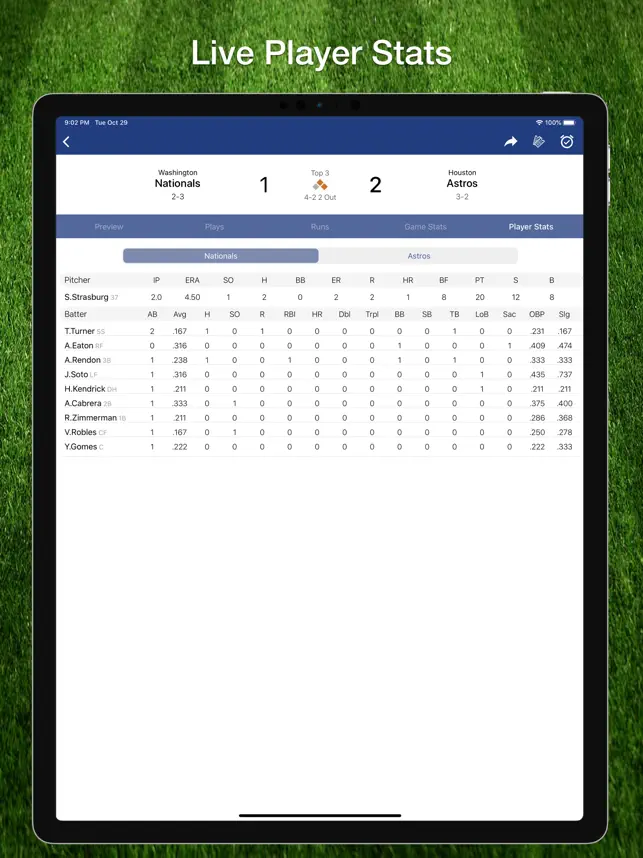 Captura de Pantalla 6 Scores App: for MLB Béisbol iphone