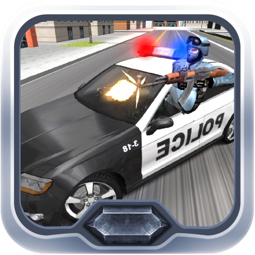 Criminal Road Auto Cops Icon
