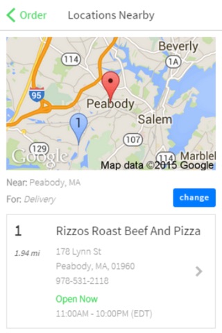 Rizzo's Roast Beef and Pizza screenshot 2