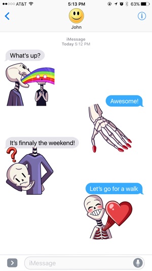 Fun with Skeleton Stickers(圖3)-速報App