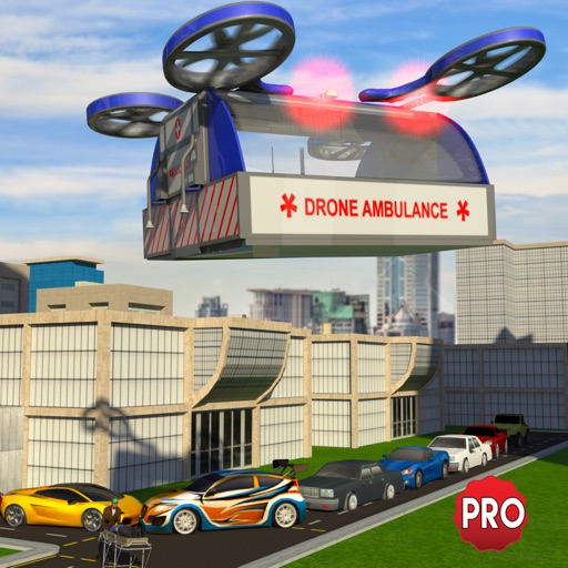 Drone Rescue Ambulance Simulator 3D Helicopter PRO icon