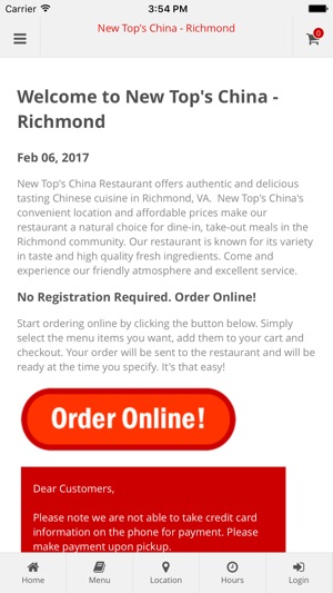 New Top's China - Richmond(圖1)-速報App