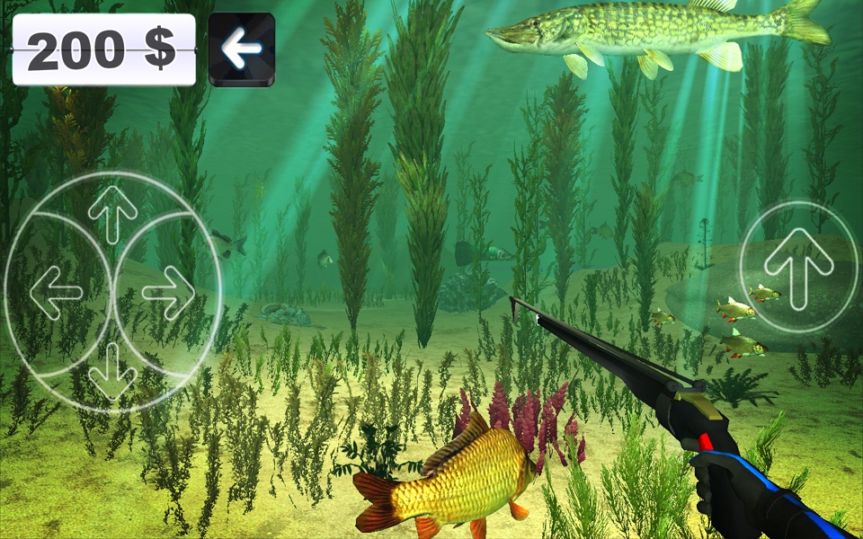 Hunter underwater spearfishing 3D screenshot 2